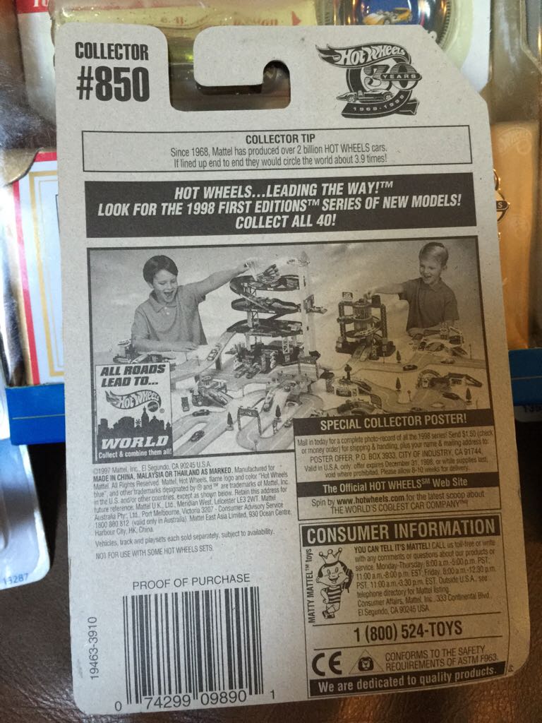 Rail Rodder - 1998 Hot Wheels toy car collectible - Main Image 2