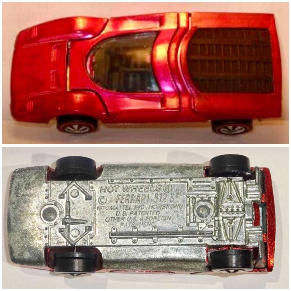 HW Ferrari 512S - 1972 Hot Wheels toy car collectible - Main Image 3