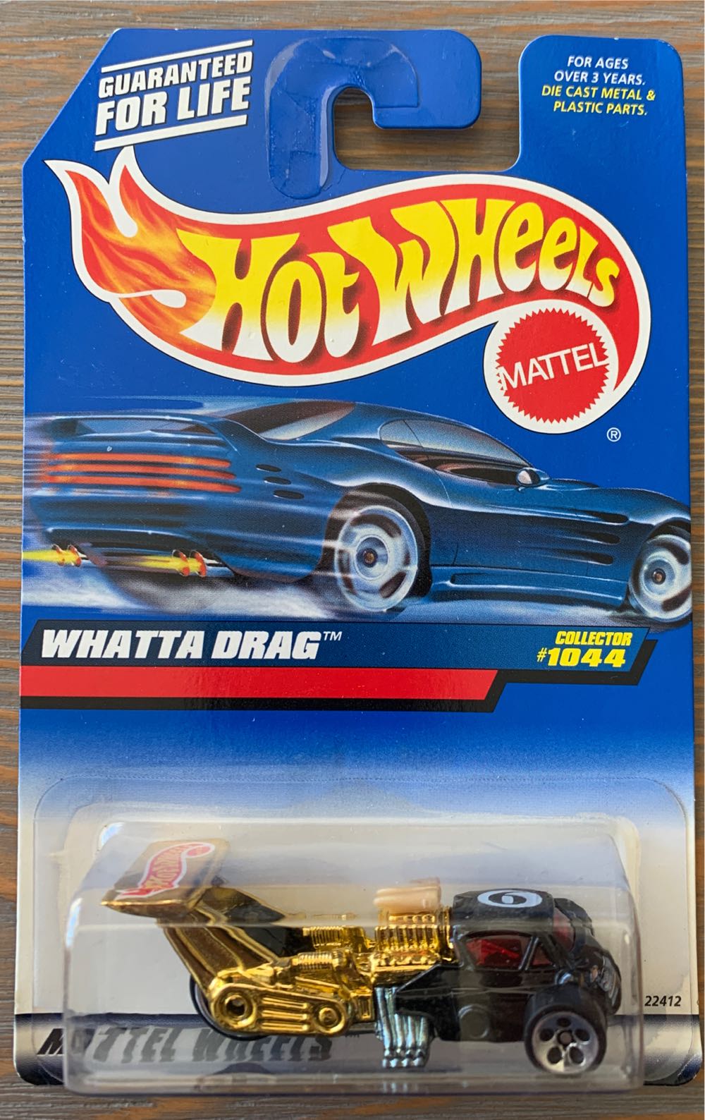 Whatta Drag - 1998 - HW First Editions toy car collectible - Main Image 4