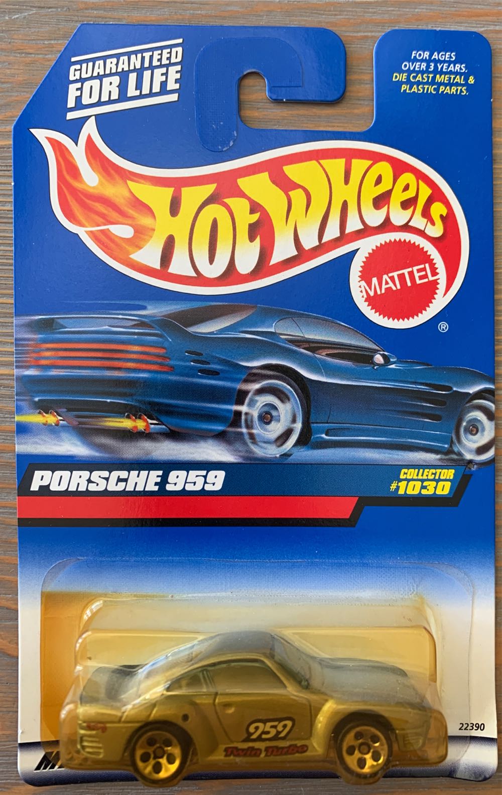 Porsche 959 - 1999 Hot Wheels toy car collectible - Main Image 3