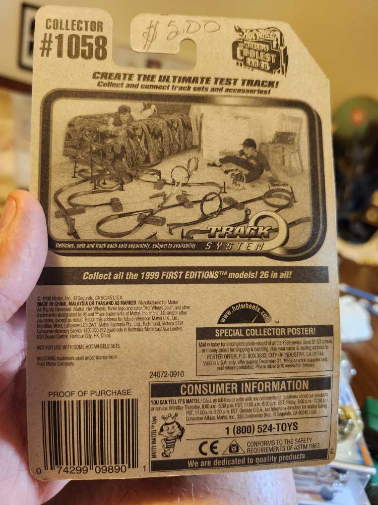 Ford 1996 Mustang   toy car collectible - Main Image 3