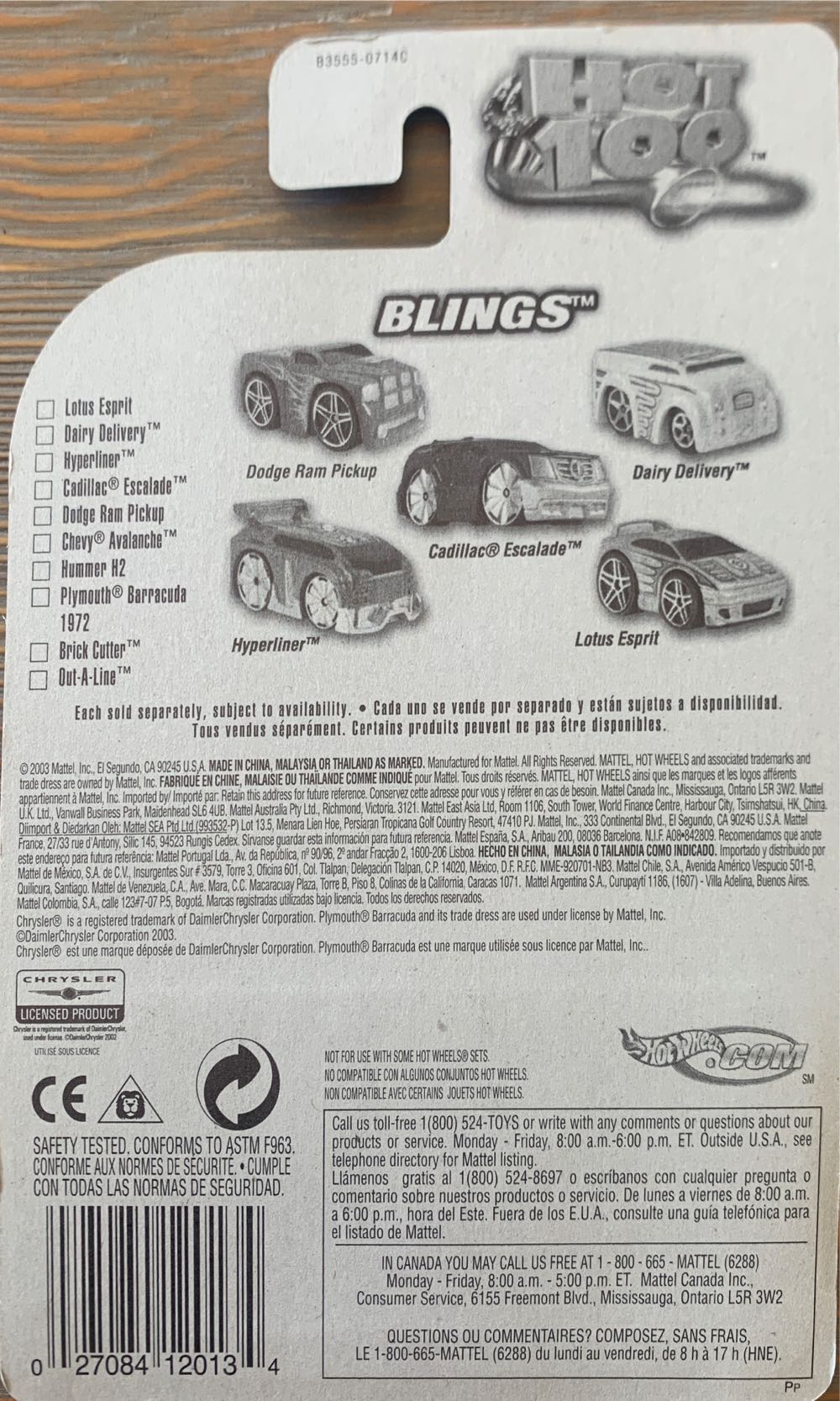 Blings Plymouth Barracuda - 2004 First Editions toy car collectible - Main Image 4