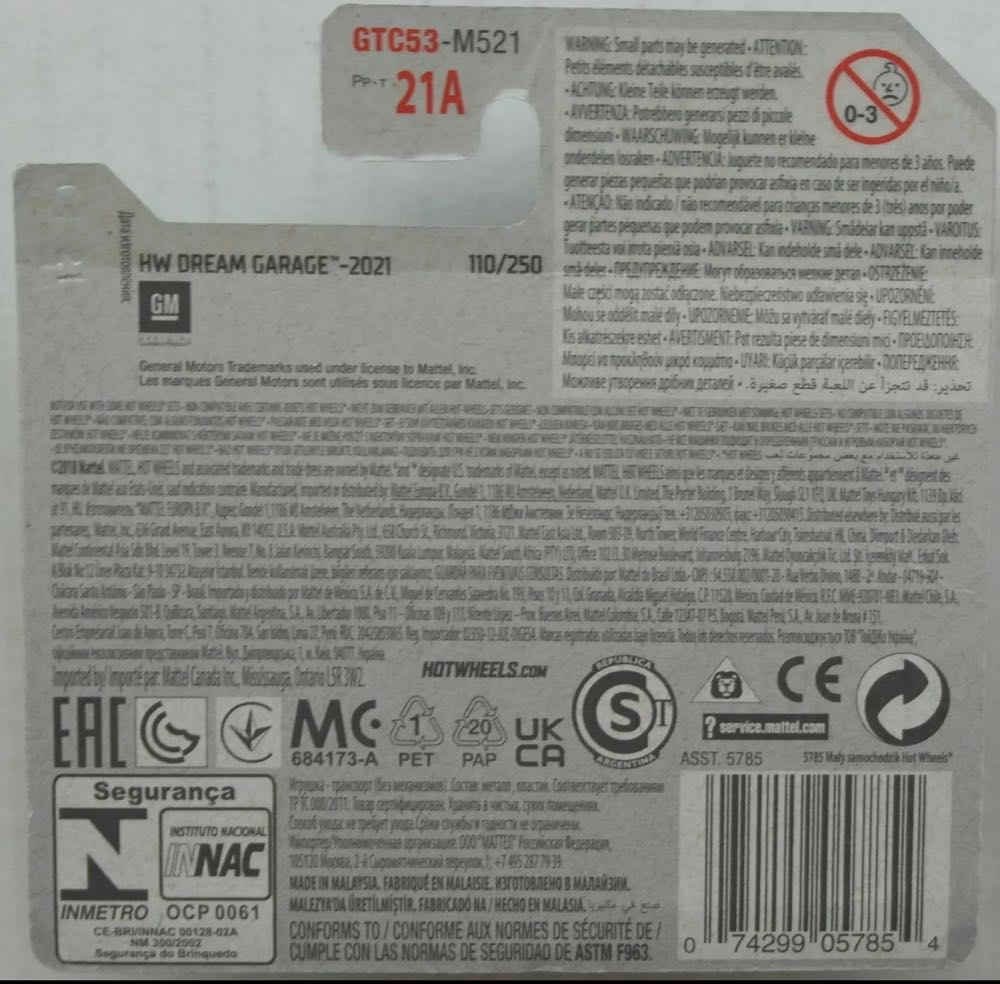 Hot Wheels Camaro ’67 - HW Dream Garage toy car collectible - Main Image 2