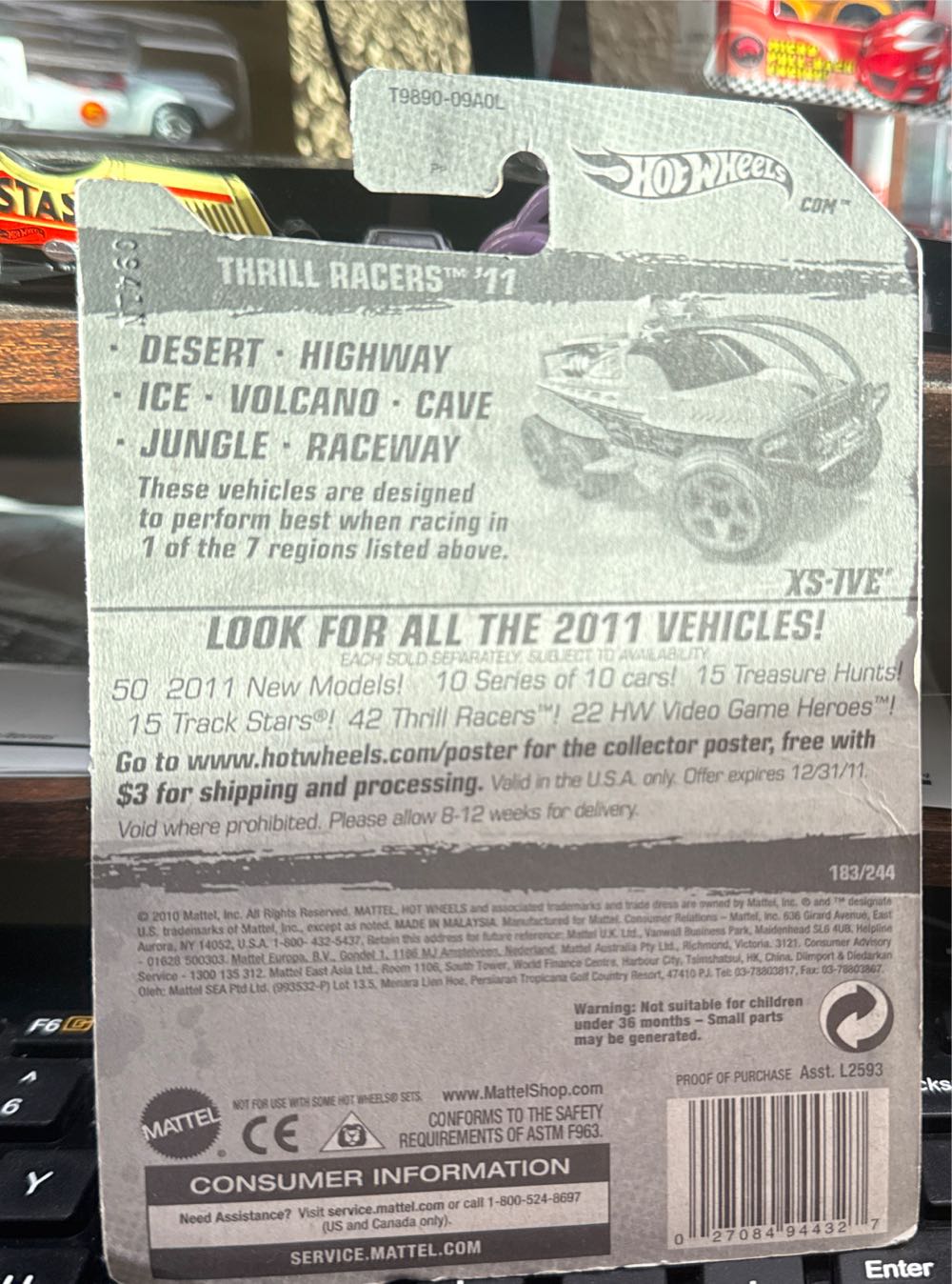 XS-IVE - Thrill Racers - Desert ’11 toy car collectible - Main Image 3