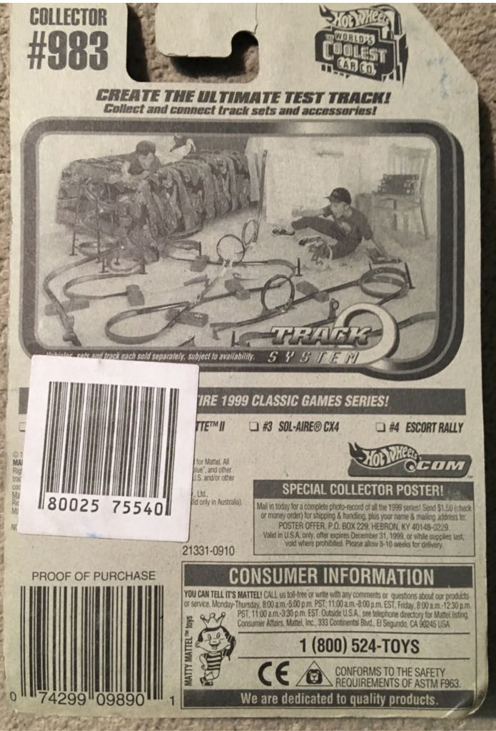 Sol-Aire CX4 - Classic Games Series toy car collectible - Main Image 2