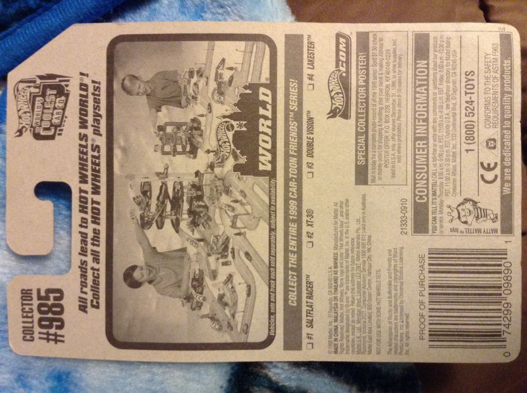 1/4 Salt flat Racer - 1999 - HW Car-Toon Friends Series toy car collectible - Main Image 2