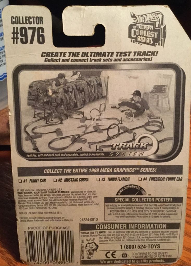 Firebird Funny Car - 1999 First Editions toy car collectible - Main Image 2