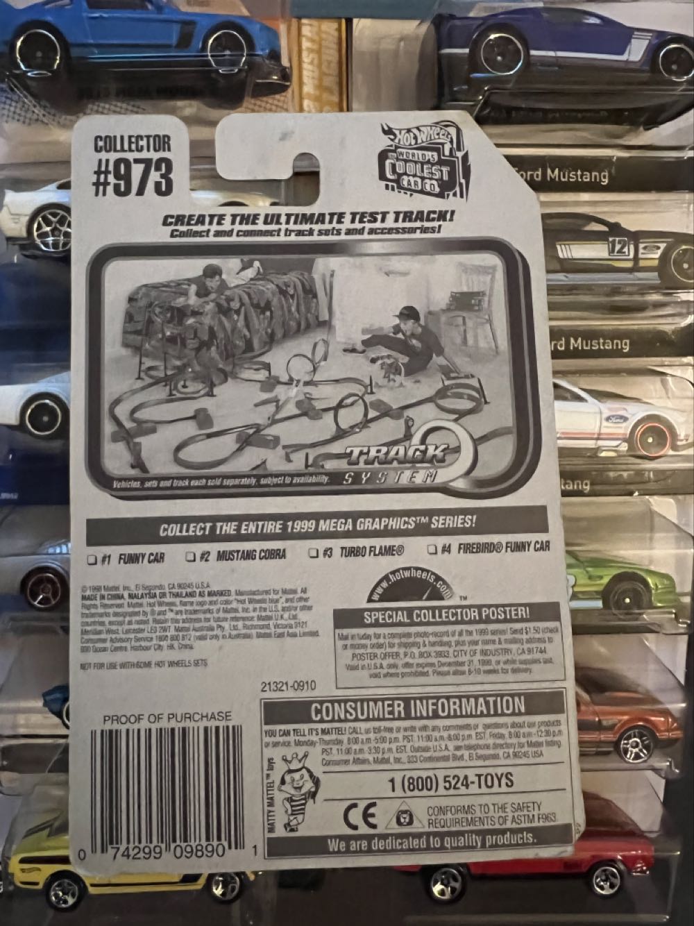 973 - Funny Car - Mega Graphics Series toy car collectible - Main Image 2