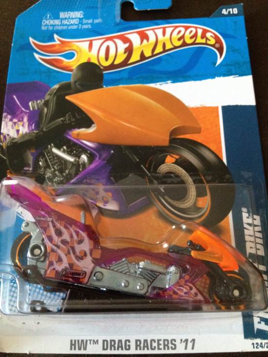 Fright Bike - HW Drag Racers ’11 toy car collectible - Main Image 2