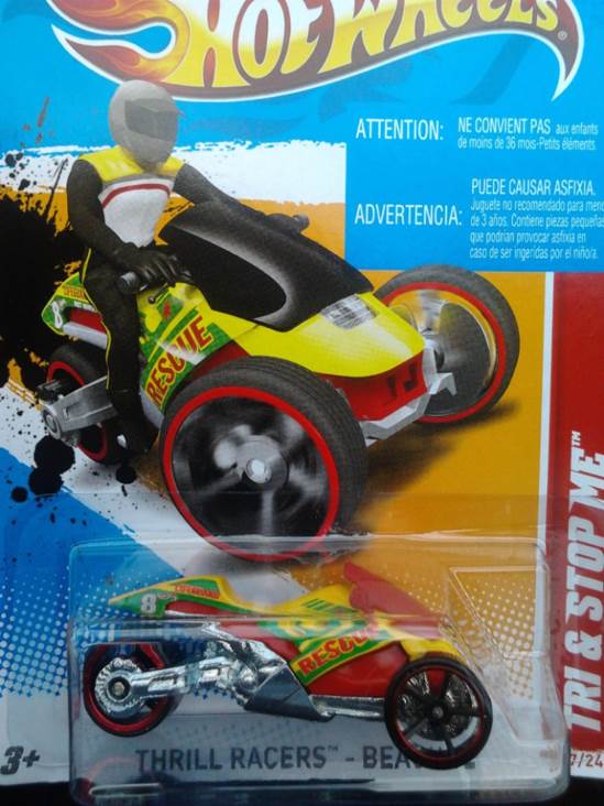 Tri & Stop Me - Thrill Racers - Beach 12 toy car collectible - Main Image 2
