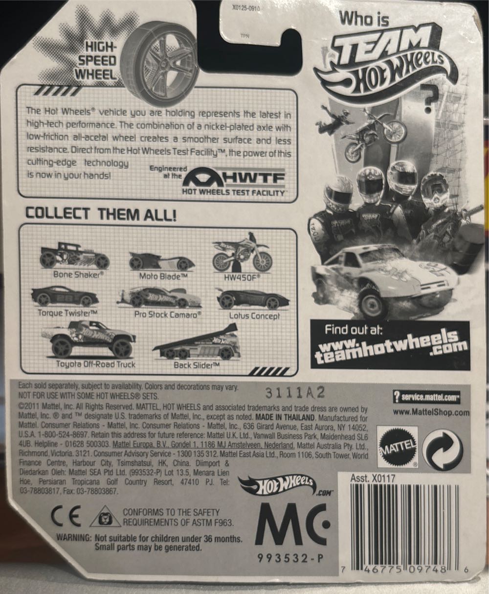 Pro Stock Camaro - Team Hot Wheels High Speed Wheel toy car collectible - Main Image 2