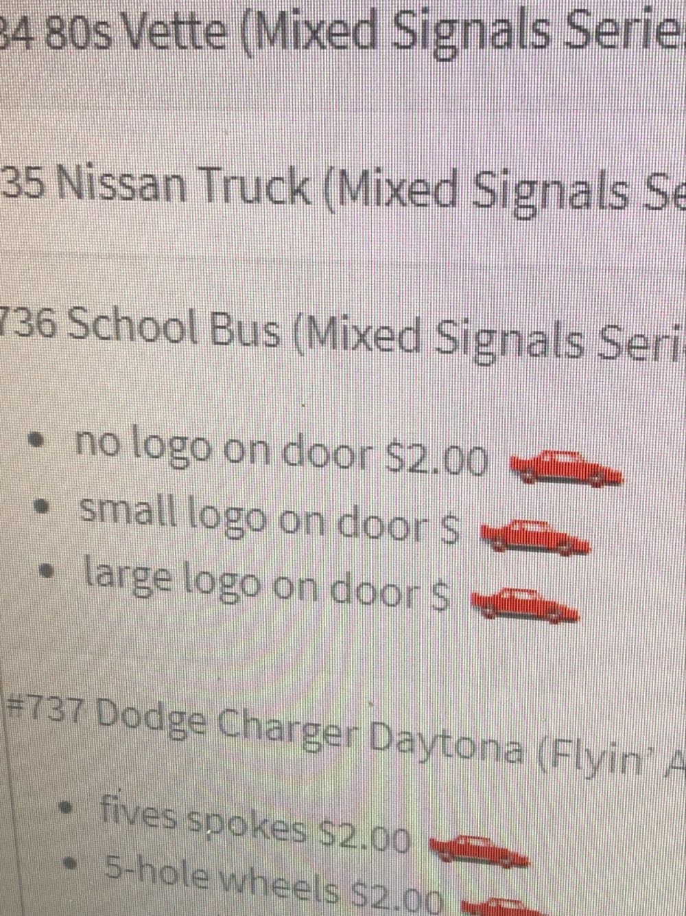 School Bus - Mixed Signal Series toy car collectible - Main Image 3