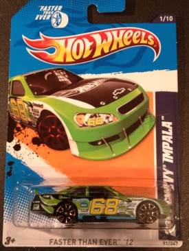 2010 Chevy Impala - Faster Than Ever ’12 toy car collectible - Main Image 1