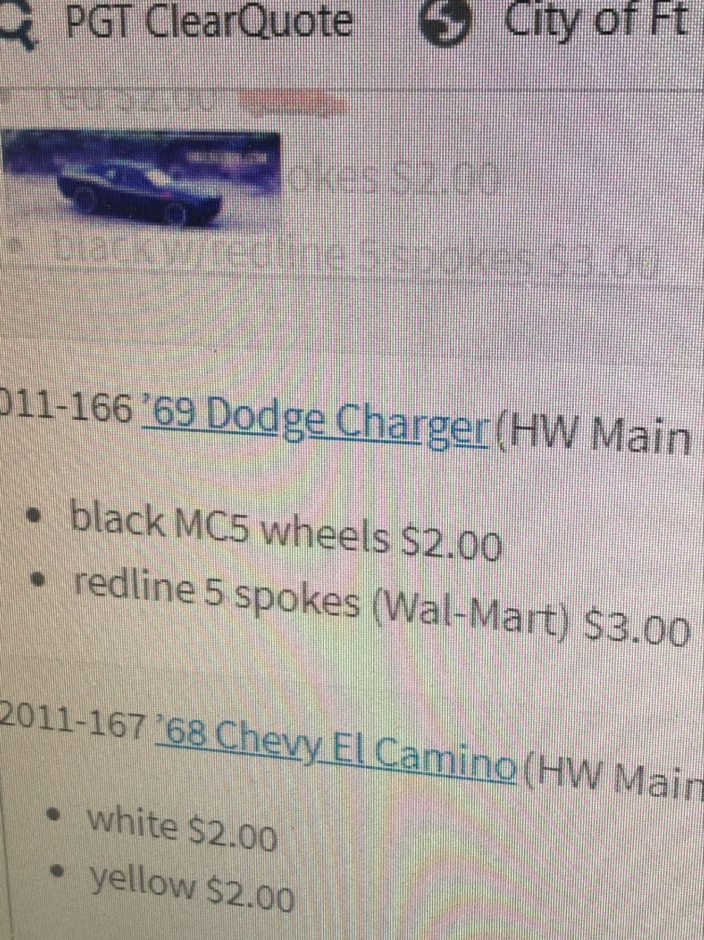 ’69 Charger - 2011 - HW Main Street toy car collectible - Main Image 3