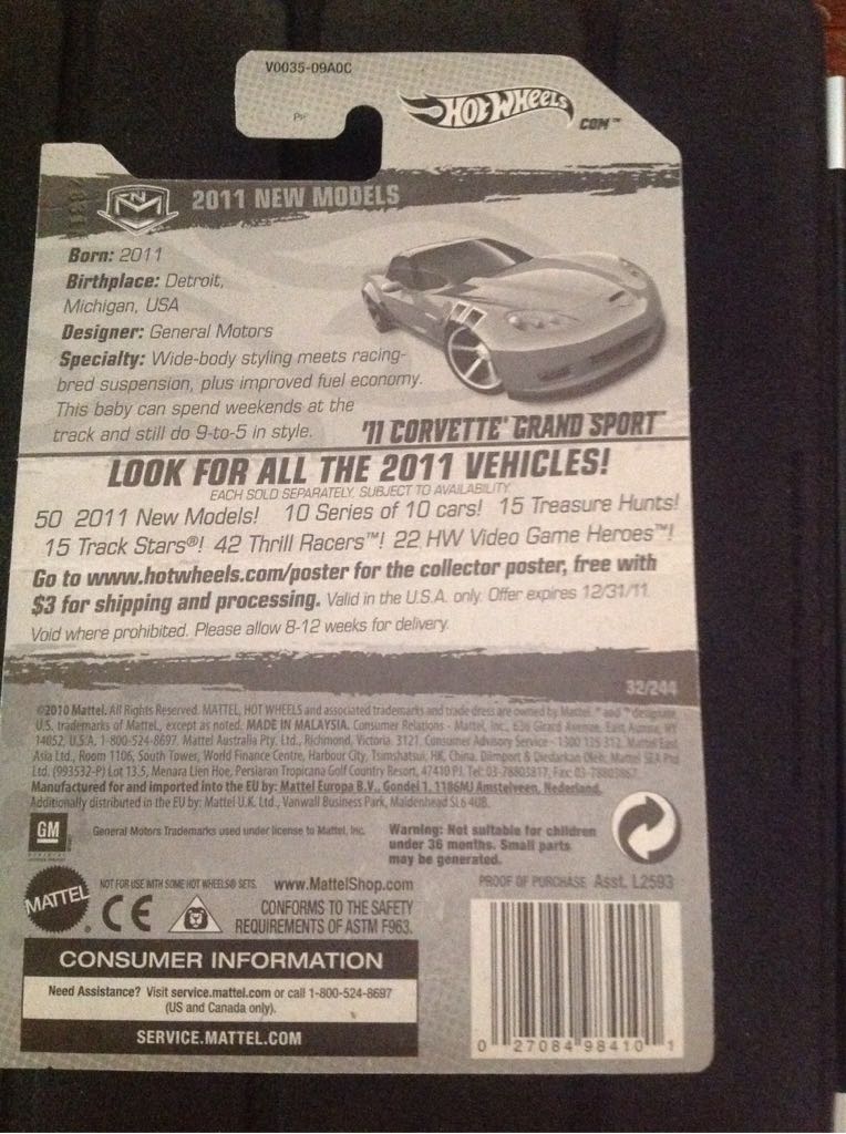 ’11 Corvette Grand Sport - 2011 New Models toy car collectible - Main Image 2
