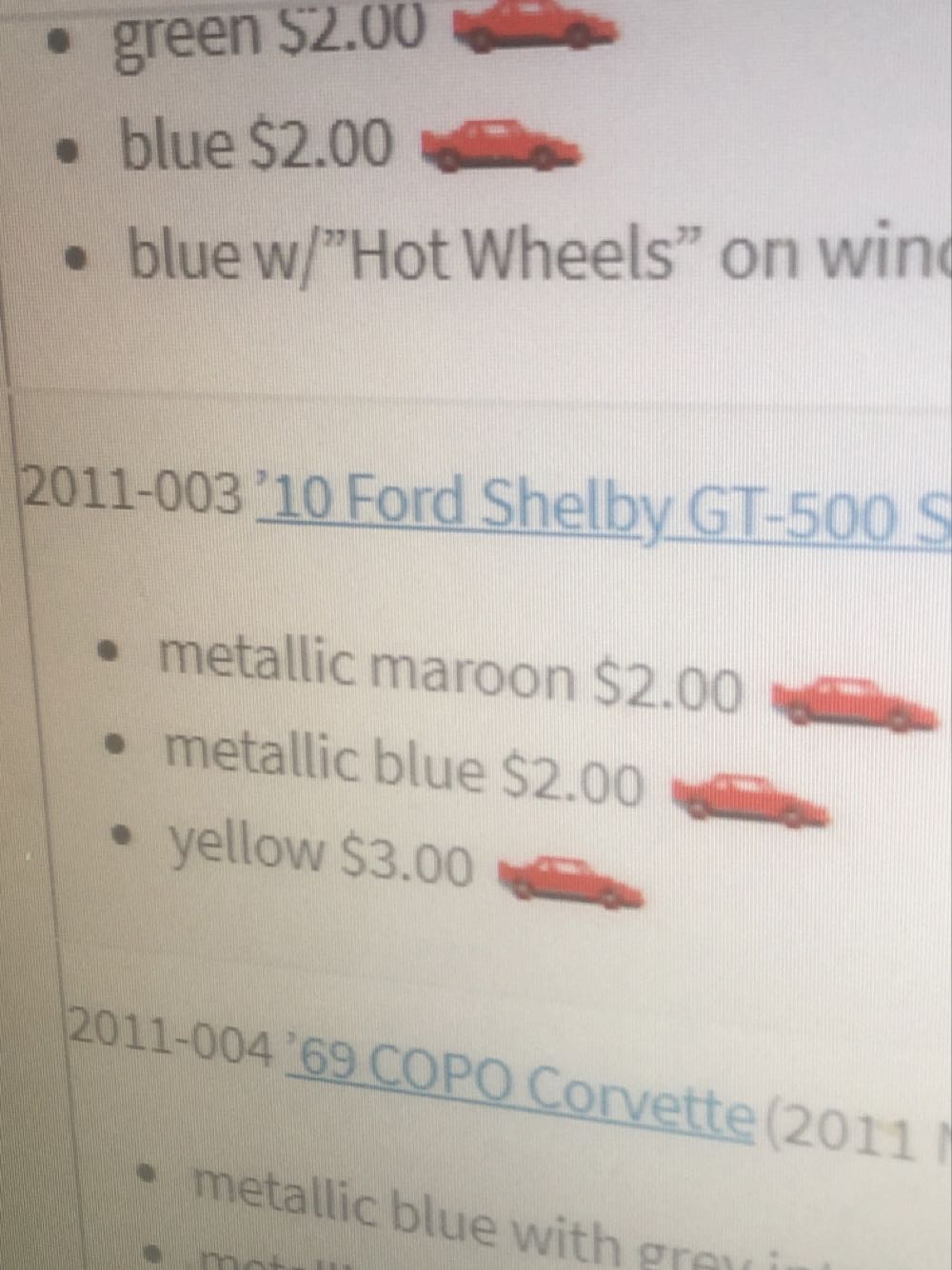 2010 Ford Mustang Shelby GT-500 Super Snake - 2011 New Models toy car collectible - Main Image 3