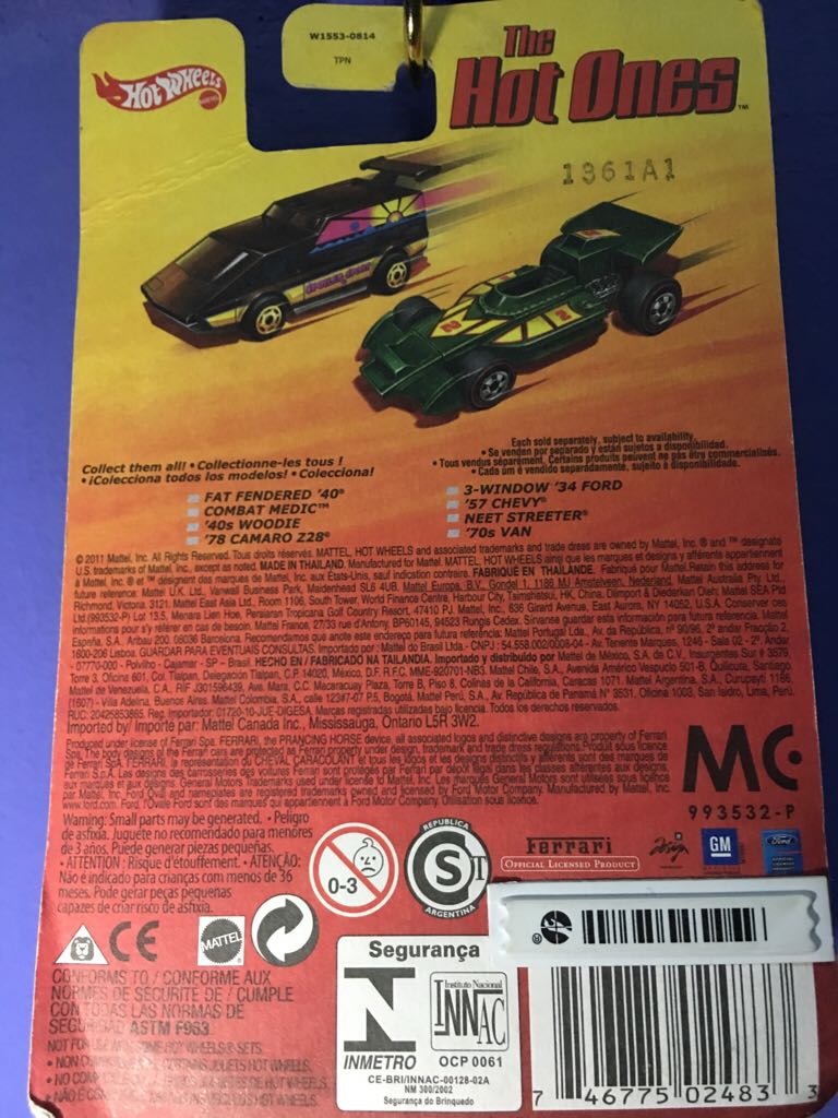 3-Window ’34 Ford - The Hot Ones toy car collectible - Main Image 2