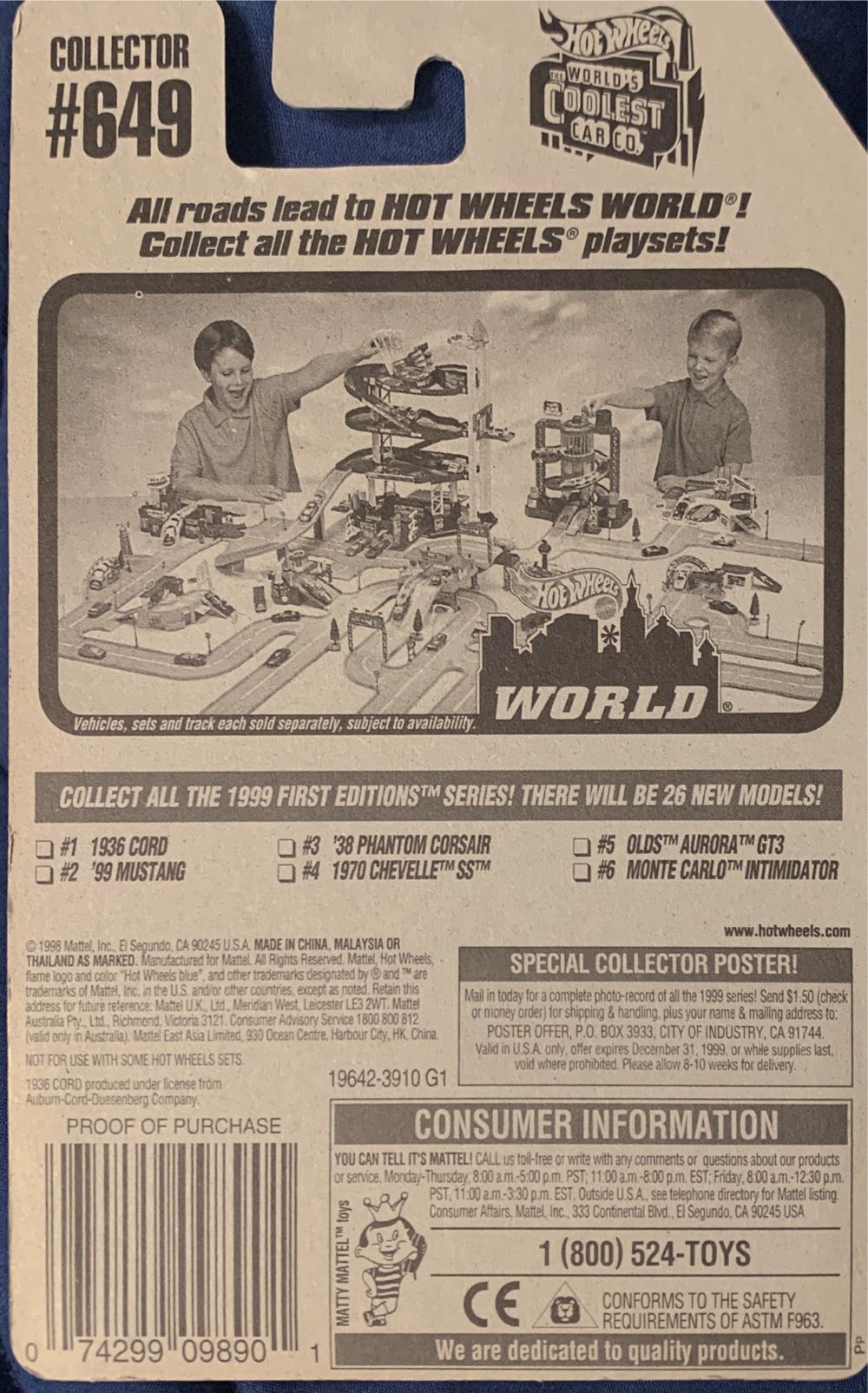 ‘36 Cord - 1999 First Editions toy car collectible - Main Image 3