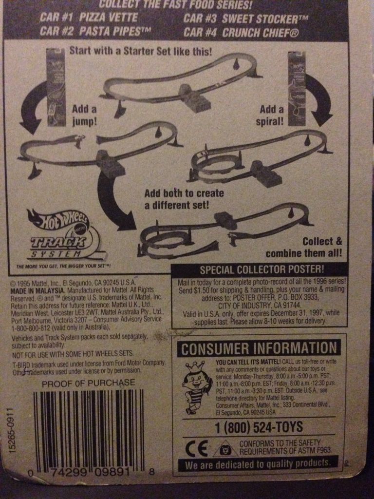 1990 #418 Sweet Stocker - Fast Food Series toy car collectible - Main Image 2