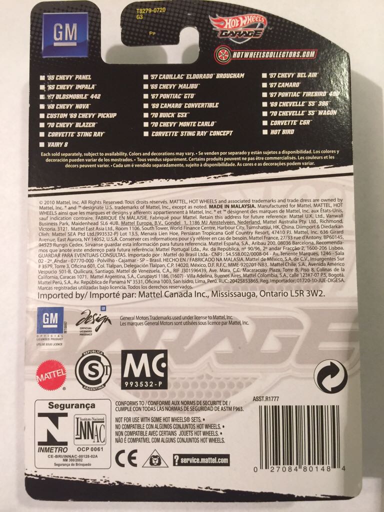 Corvette Sting Ray Concept - Hot Wheels Garage GM toy car collectible - Main Image 2