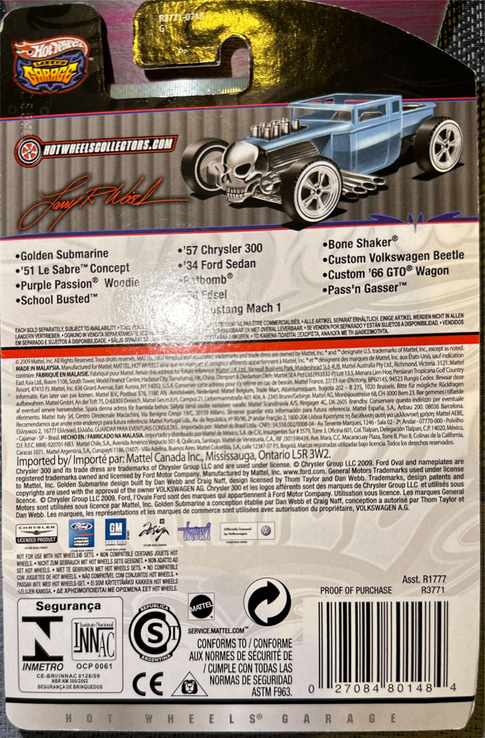 Purple Passion Woodie - Hot Wheels Garage Larry’s toy car collectible - Main Image 3