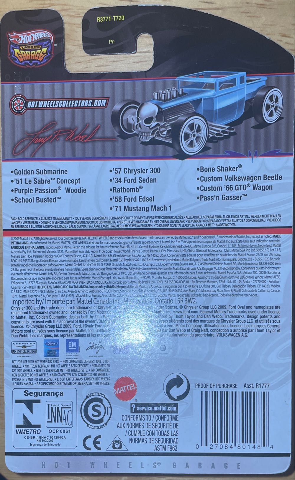 Purple Passion Woodie - Hot Wheels Garage Larry’s toy car collectible - Main Image 3