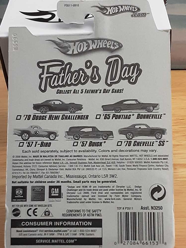 Ford T-Bird ’57 - Fathers Day toy car collectible - Main Image 2