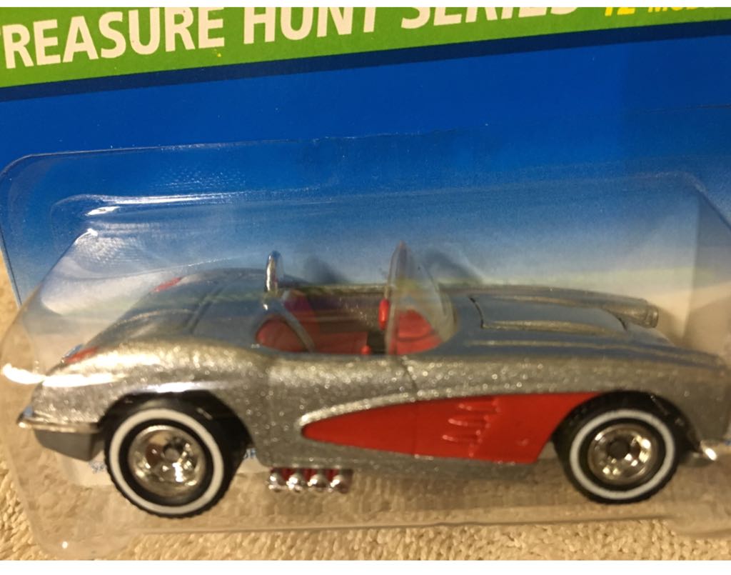 ’58 Corvette - 1996 Treasure Hunts toy car collectible - Main Image 2