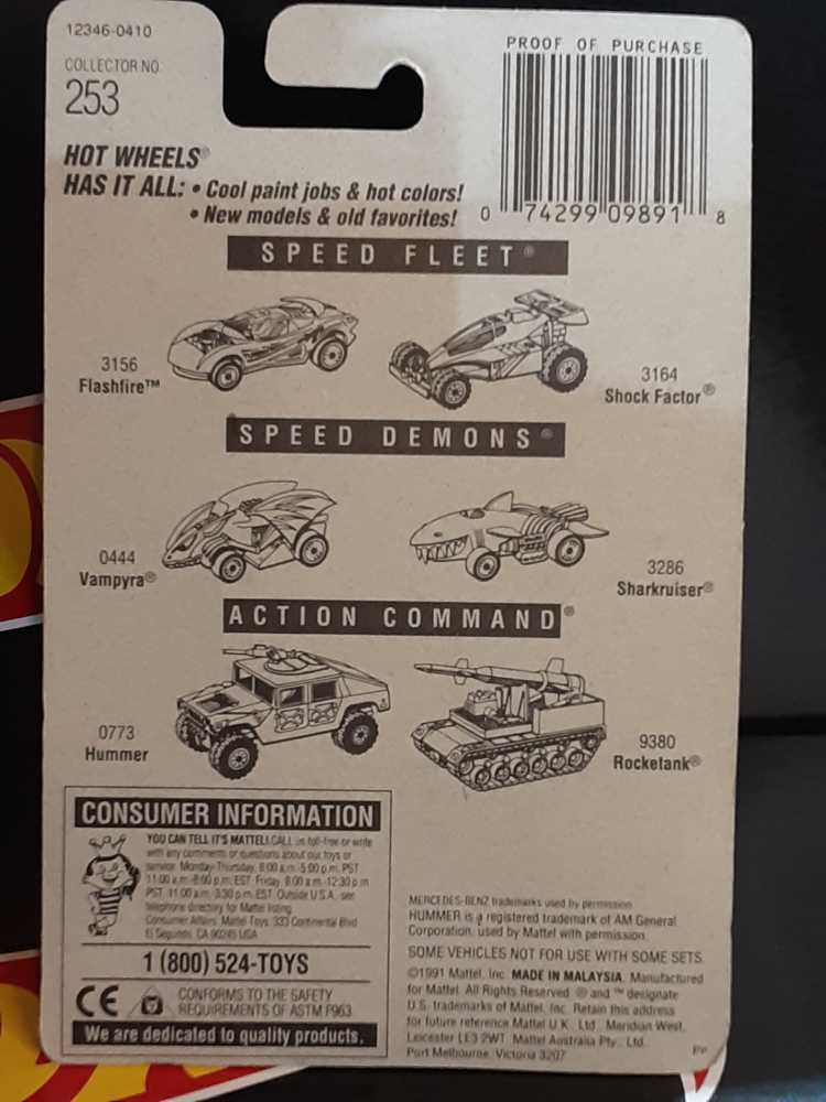 Mercedes 380 SEL - Hot Wheels toy car collectible - Main Image 2