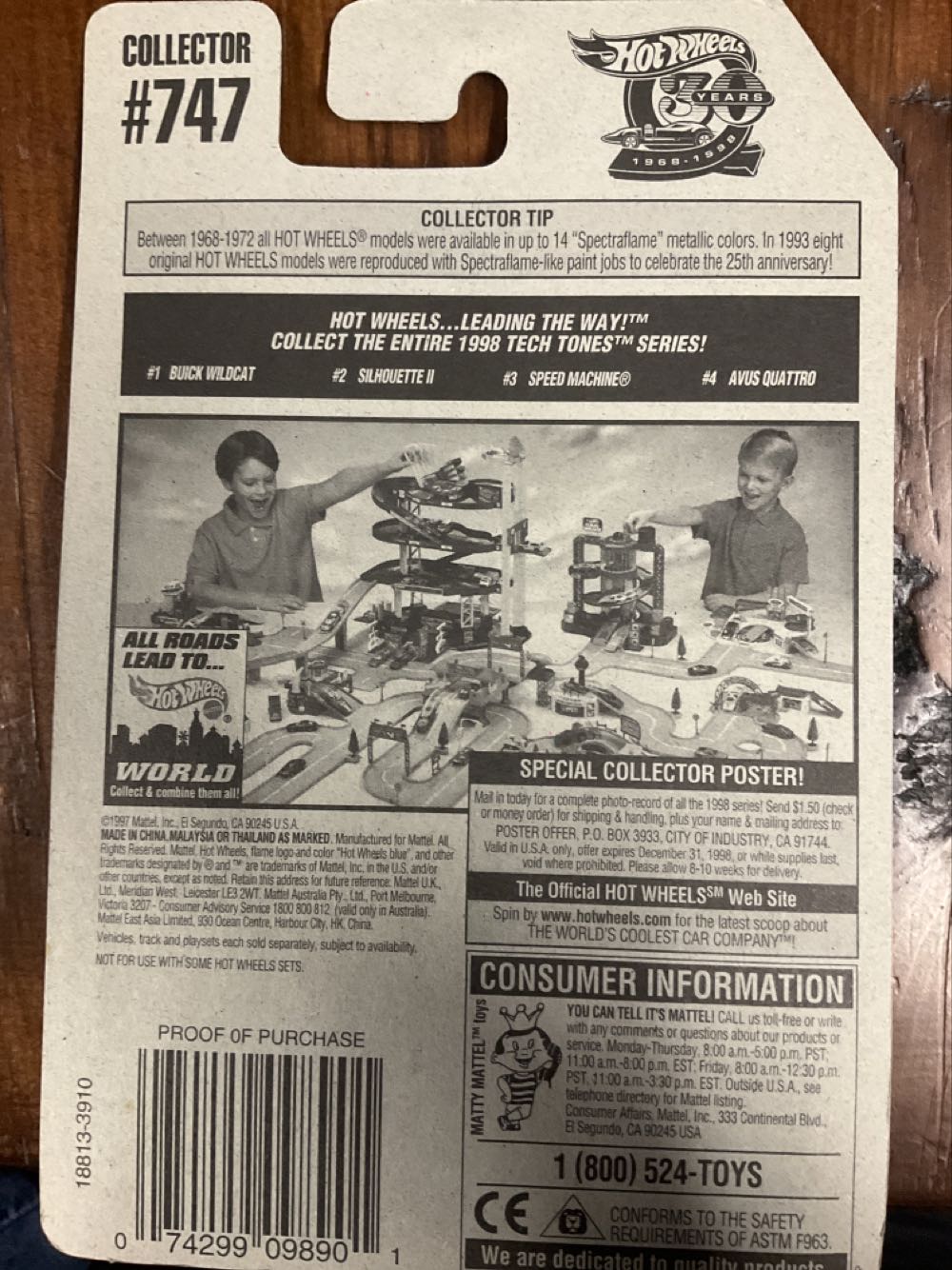 Speed Machine - 1998 Tech Tones Series toy car collectible - Main Image 3