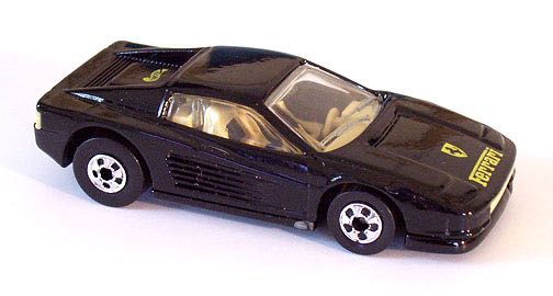 Ferrari Testarossa - Blue Card toy car collectible - Main Image 2