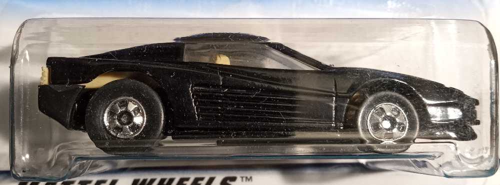 Ferrari Testarossa - Blue Card toy car collectible - Main Image 4