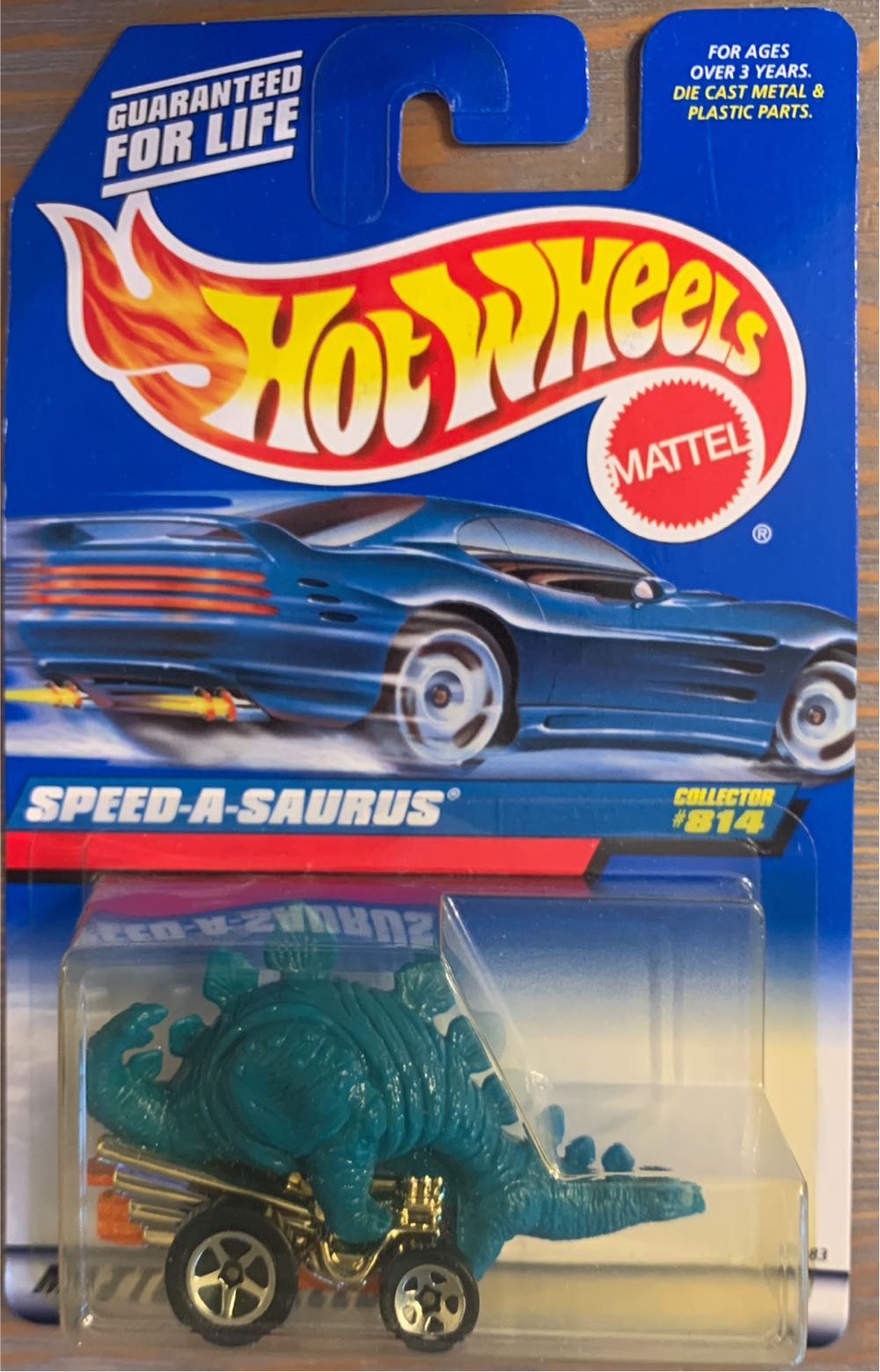 Speed-A-Saurus - 1998 Hot Wheels toy car collectible - Main Image 3
