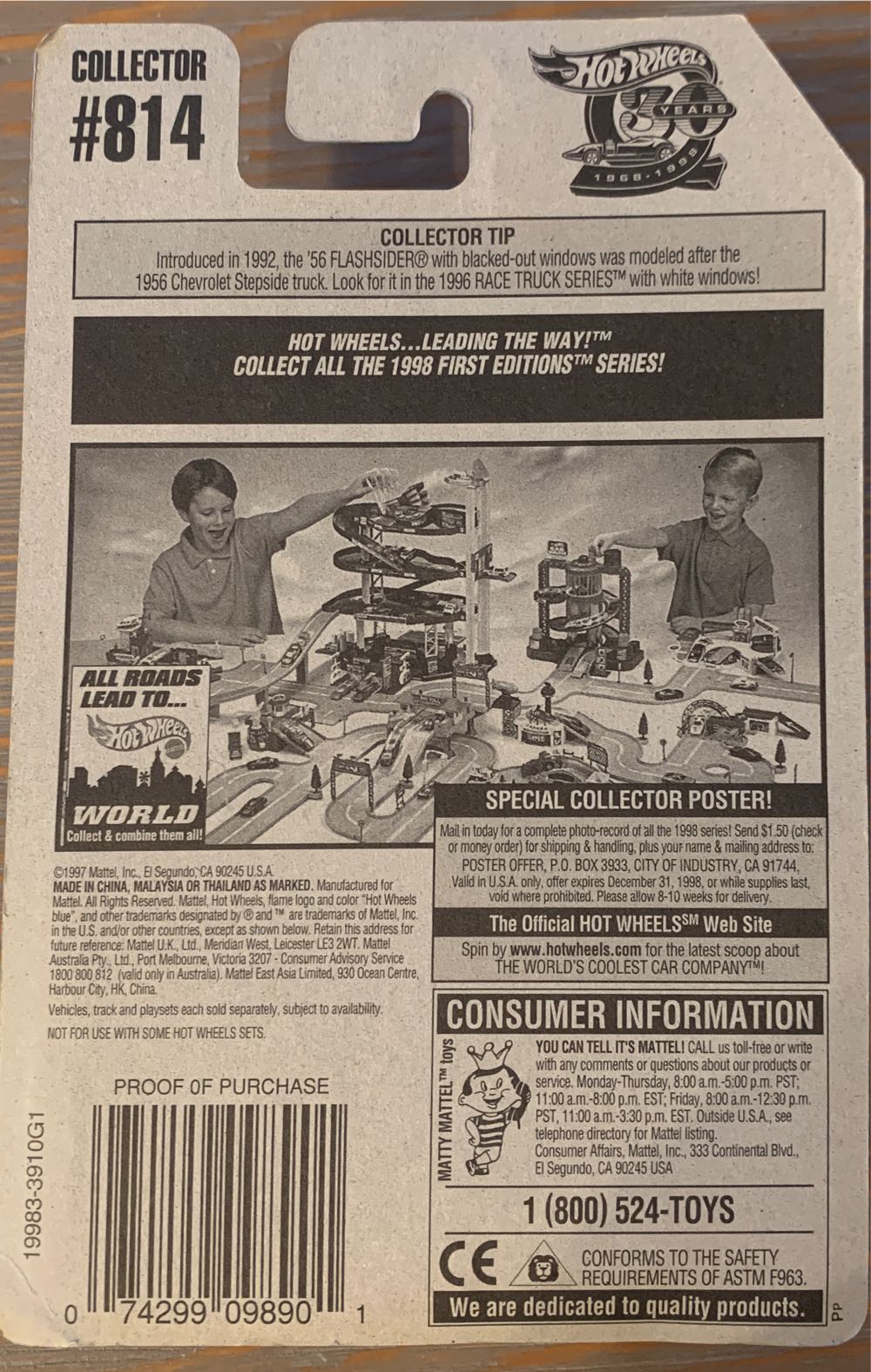 Speed-A-Saurus - 1998 Hot Wheels toy car collectible - Main Image 4