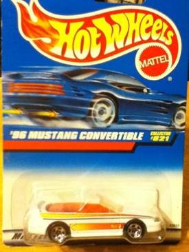 Ford ’96 Mustang Convertible - 1998 Mainline Cars toy car collectible - Main Image 1