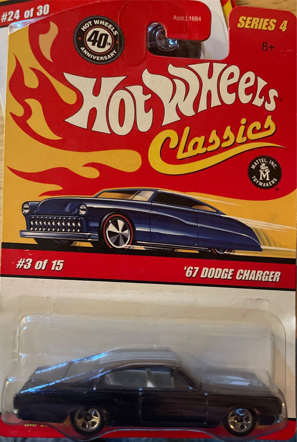 ‘67 Dodge Charger - 2008 - HW Classics Series - 4 toy car collectible - Main Image 3