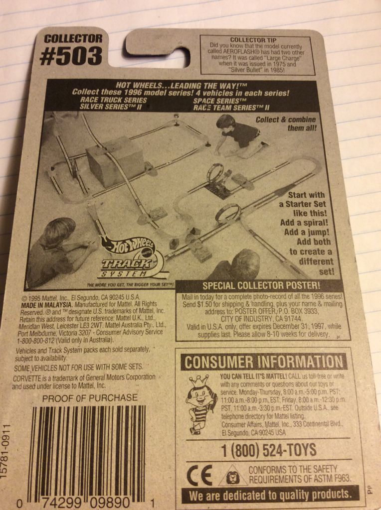 Corvette ’80s - Hot Wheels toy car collectible - Main Image 2