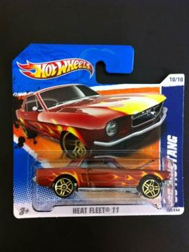 Ford Mustang ’65 - Heat Fleat ’11 toy car collectible [Barcode 027084984088] - Main Image 1