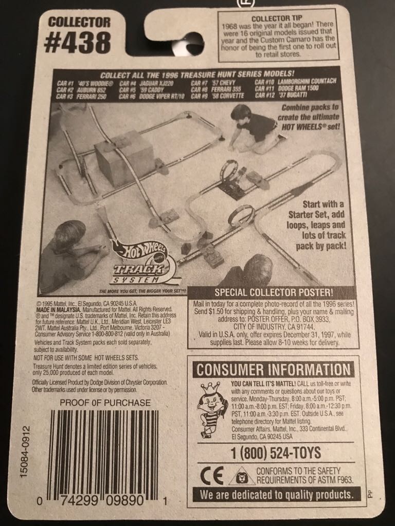 Dodge Ram 1500 - 1996 Treasure Hunts toy car collectible - Main Image 2