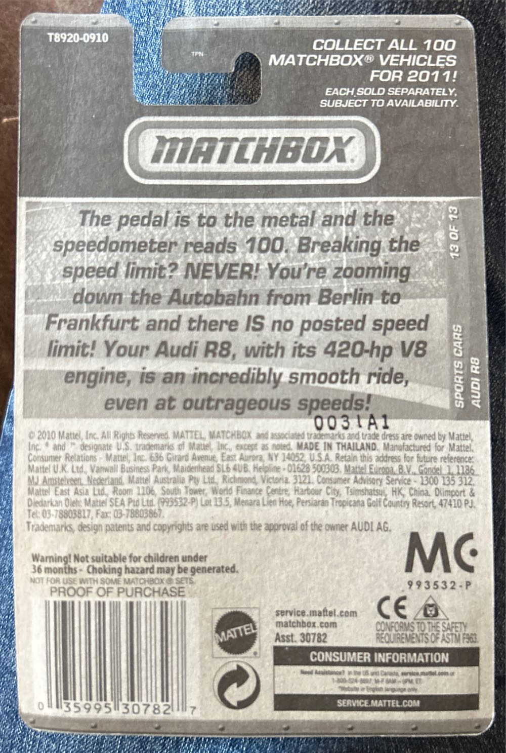 Audi R8 - Sports Cars toy car collectible - Main Image 3