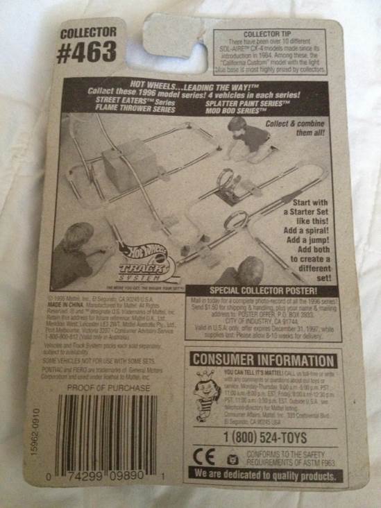 Pontiac Fiero 2M4 - Mainline toy car collectible - Main Image 2