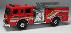 Matchbox Pierce Dash Fire Truck - MBX City toy car collectible - Main Image 2