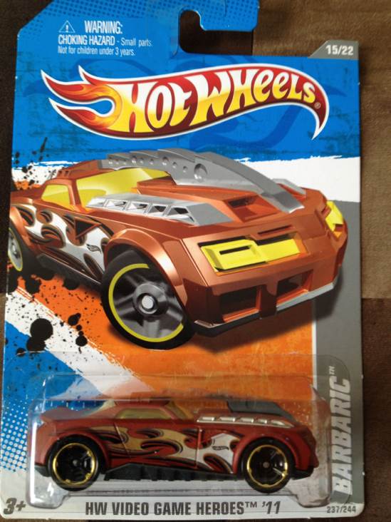 Barbaric - HW Video Game Heroes ’11 toy car collectible - Main Image 2