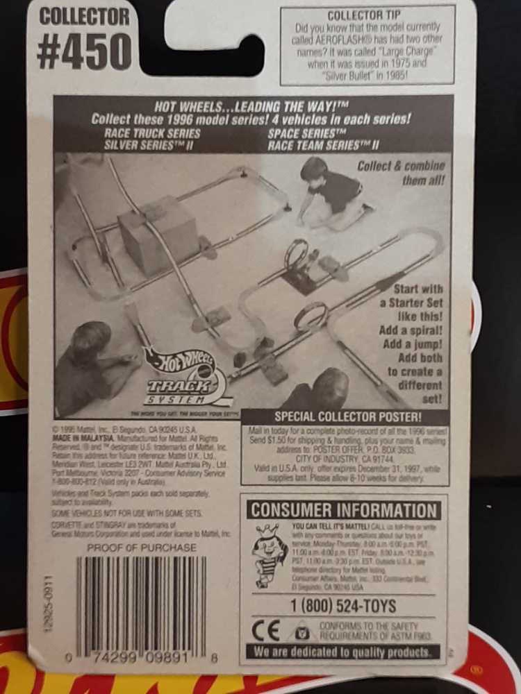 Corvette Stingray - Hot Wheels toy car collectible - Main Image 2