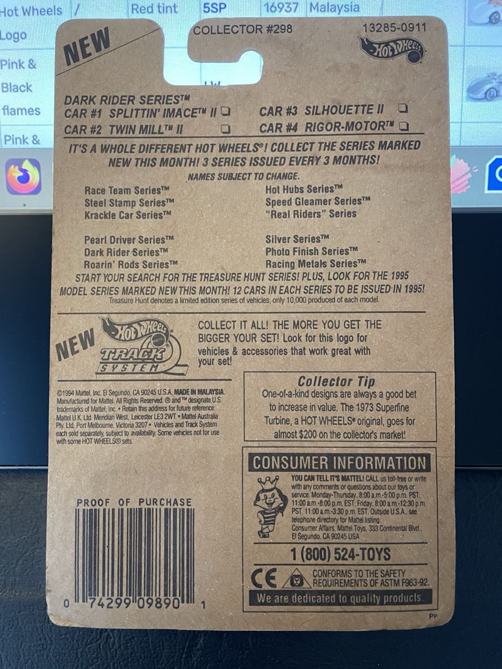 Twin Mill II - Dark Rider Series toy car collectible - Main Image 3