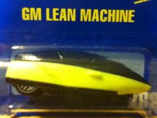 GM Lean Machine - 1995 Hot Wheels toy car collectible - Main Image 1
