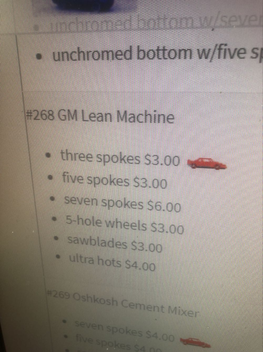 GM Lean Machine - 1995 Hot Wheels toy car collectible - Main Image 3