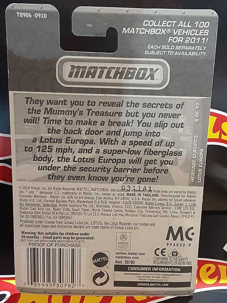 Lotus Europa - Heritage Classics toy car collectible - Main Image 3