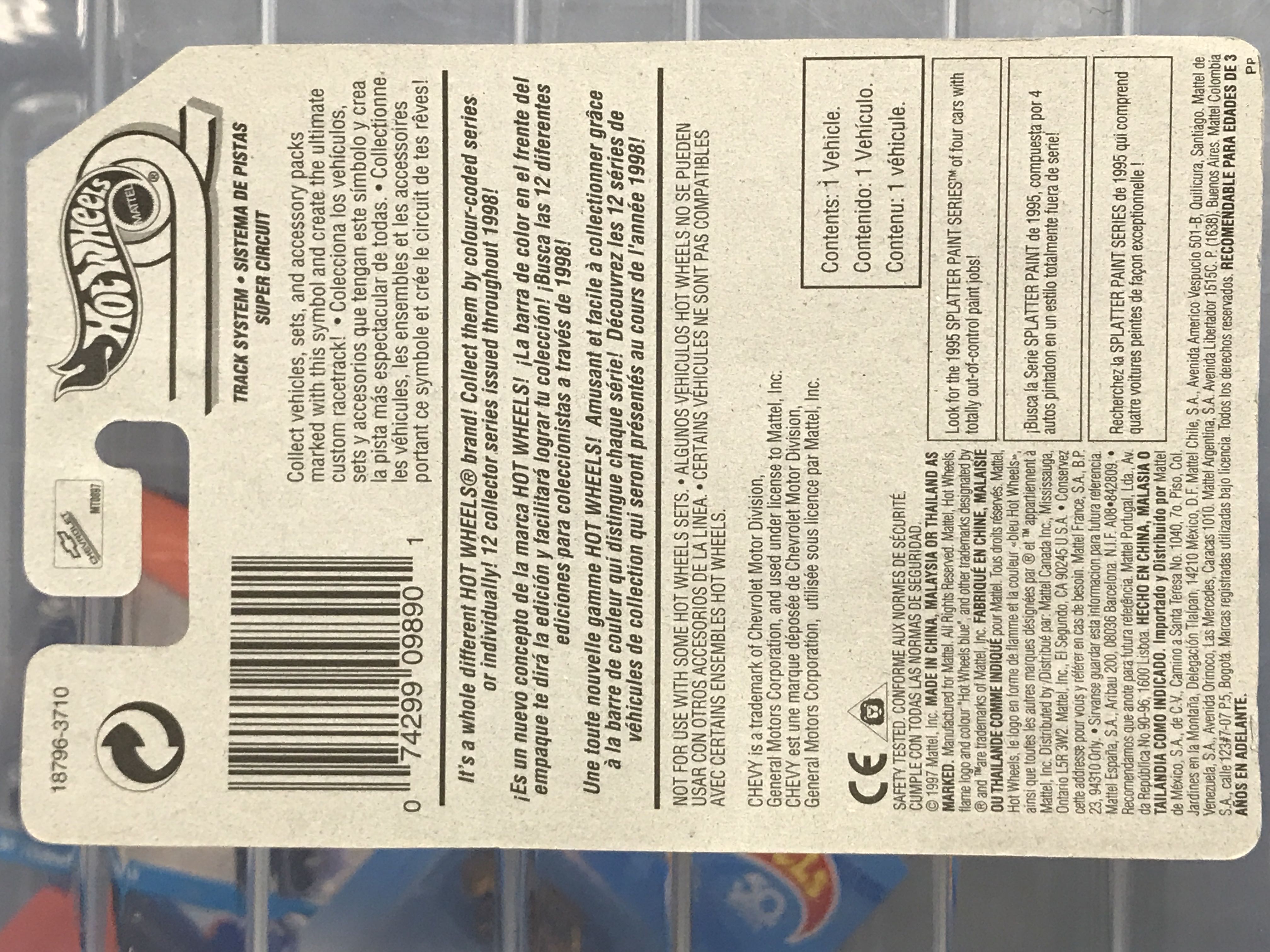 GAS# Chevy - 1998 - HW Artistic License toy car collectible - Main Image 2