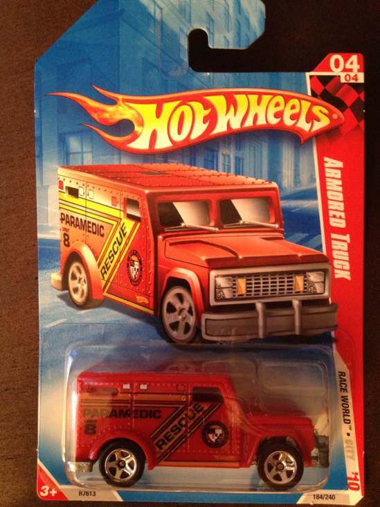 Armored Truck - 2010 Race World - City toy car collectible - Main Image 2